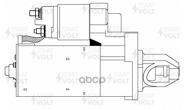 Стартер для а/м Mercedes-Benz GL W164 (06-) 3.0D/M W163 (98-) 3.2i/3.0D 1,7кВт (LSt 1513) STARTVOLT арт. LST1513