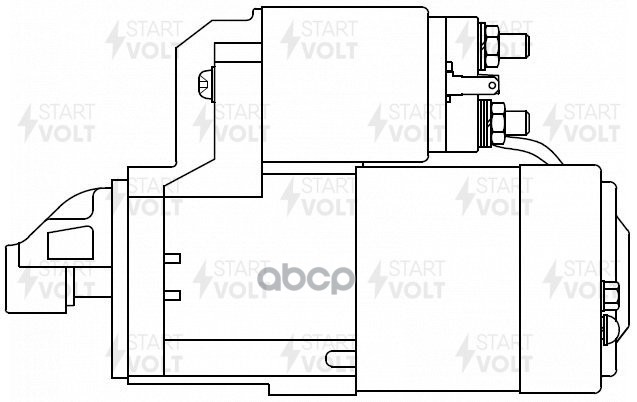 Стартер Для А/М Suzuki Grand Vitara (98-) 2.0I At 1Квт (Lst 2404) STARTVOLT арт. LST2404