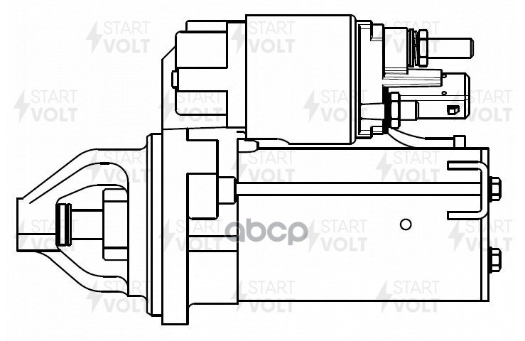 Стартер для а/м BMW X5 E70 06- 3.0i/X3 F25 11- 2.0i/5 E60 05- 2.5i тип VALEO 1,2кВт LSt2626 STARTVOLT арт. LSt2626