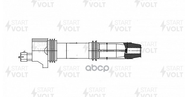 Катушка зажигания для а/м Лада 2112/2115/2170/1118 16 кл. (тип Dynatec) (SC 0120) STARTVOLT арт. SC0120