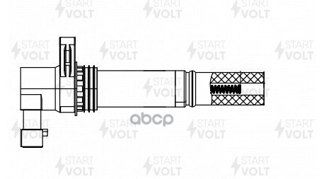 Катушка зажигания для а/м Land Rover Freelander (97-) 2.5i (SC 1402) STARTVOLT арт. SC1402