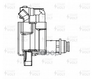 Катушка зажигания для а/м Toyota Mark II (00-) 2.5i/Supra A80 (93-) 3.0i (SC 1908) STARTVOLT арт. SC1908