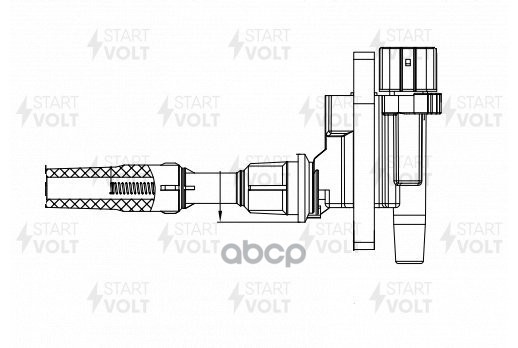 Катушка зажигания для а/м Mazda MPV (99-)/626 (91-) 2.0i (SC 2114) STARTVOLT арт. SC2114
