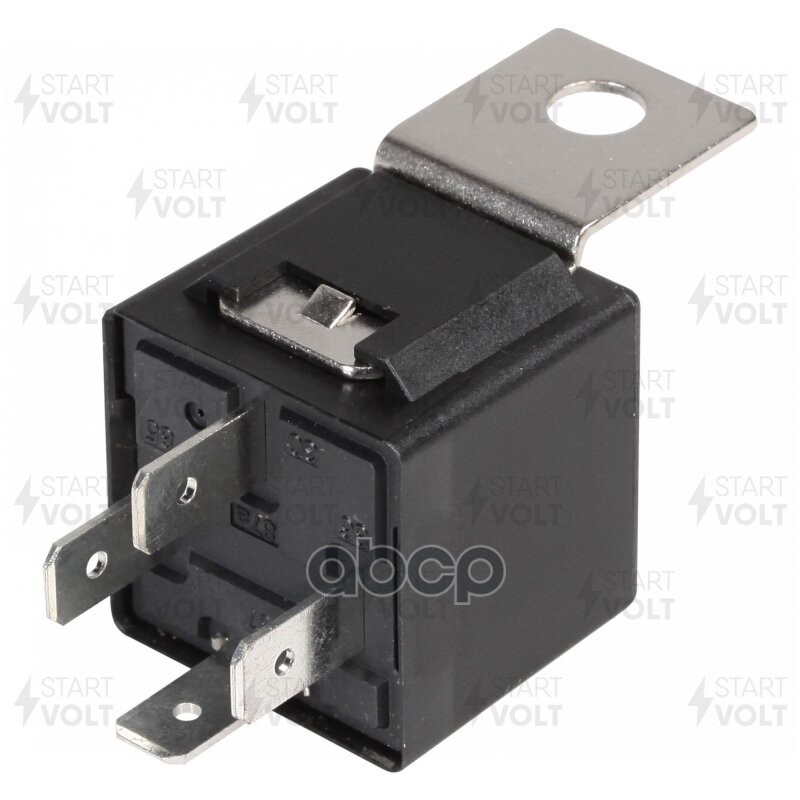 Реле автомобильное 4 конт. 12V 30A (с кронштейном) (SCR 0104) STARTVOLT арт. SCR0104