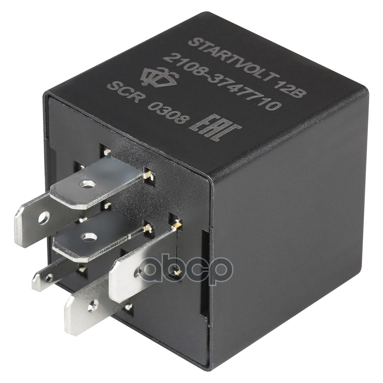 Реле автомоб. стеклооч. для а/м ВАЗ 2108-2115/ГАЗ Газель-Бизнес 6PIN (SCR 0308) STARTVOLT арт. scr-0308