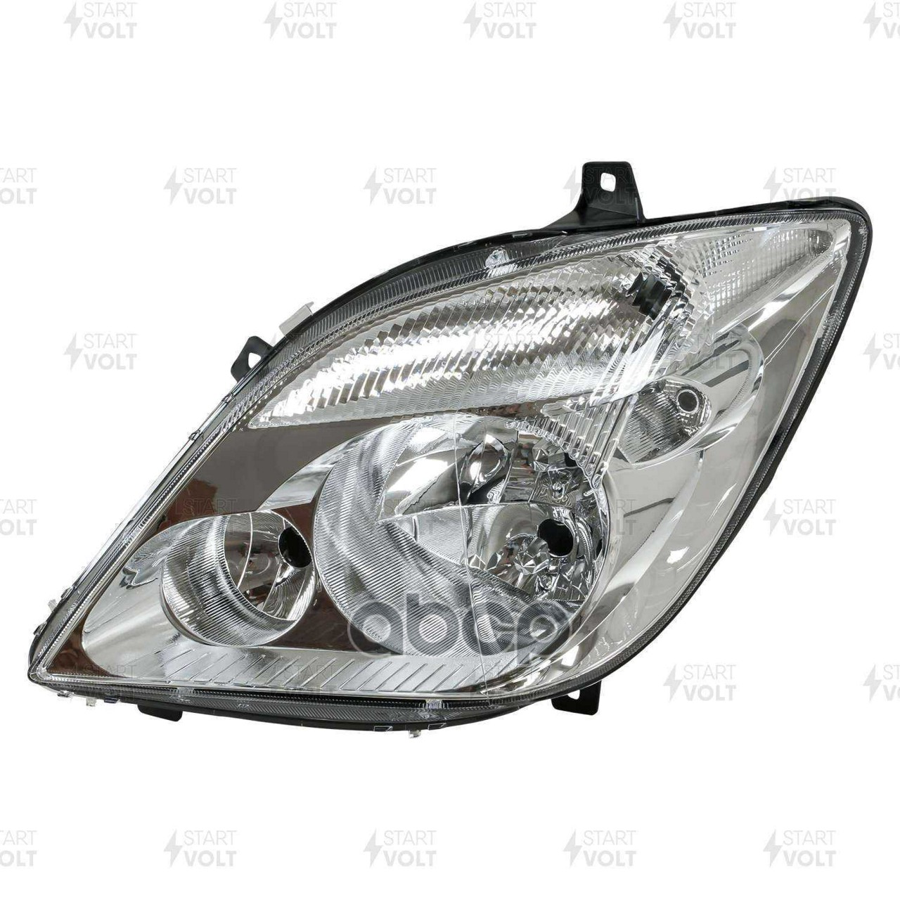 Фара для а/м Mercedes Sprinter (06-) (головн.света) галоген  э/корр.  с ПТФ  левая (SHL 1517L) STARTVOLT арт. shl-1517l