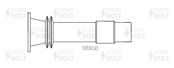 Наконечник катушек зажигания для а/м Opel Astra H (04-)/Astra G (98-)/Vectra B (95-)/Corsa C STARTVOLT арт. STC0515