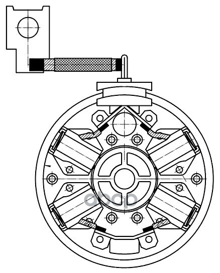Узел щеточный стартера для а/м КАМАЗ/ПАЗ/Yutong с дв. Cummins ISBe/ISDe (VBS 1503) STARTVOLT арт. VBS1503