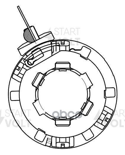 Узел щеточный стартера для а/м VAG Polo Sedan (10-) 1.6i/Tiguan (16-) 1.4TSi (VBS 1844) STARTVOLT арт. vbs-1844