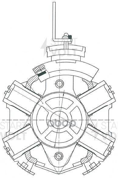 Узел щеточный стартера для с/т JCB/Perkins с дв. Perkins 400 series STARTVOLT VBS 3006 STARTVOLT арт. VBS 3006