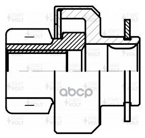 Привод стартера (бендикс) для а/м Daewoo Matiz (98-)/Chevrolet Aveo (04-) 1.0i/1.2i (VCS 0510) STARTVOLT арт. VCS0510