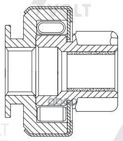 Привод стартера (бендикс) для а/м Kia Rio (05-) 1.4i (VCS 0804) STARTVOLT арт. VCS0804