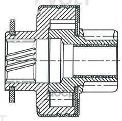 Привод стартера (бендикс) для а/м Mercedes-Benz Sprinter W903 (00-) [OM611;OM612] (VCS 1701) STARTVOLT арт. VCS1701