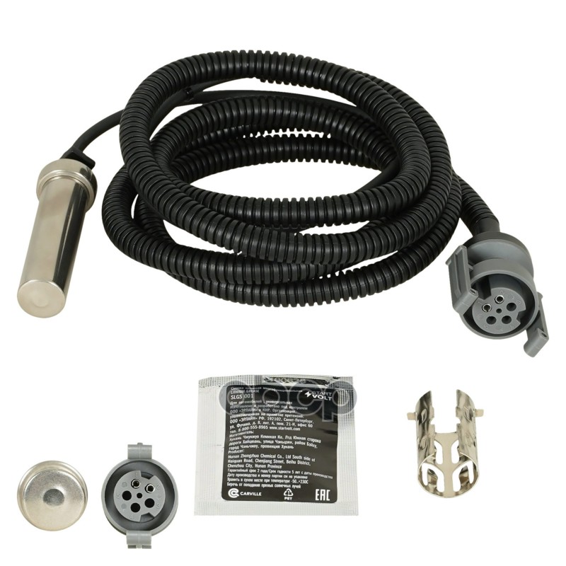 Датчик ABS для а/м КАМАЗ/МАЗ/ГАЗ/НЕФАЗ/УРАЛ/ПАЗ прямой 1685мм байонет (VS-ABS 0702) STARTVOLT арт. VSABS0702