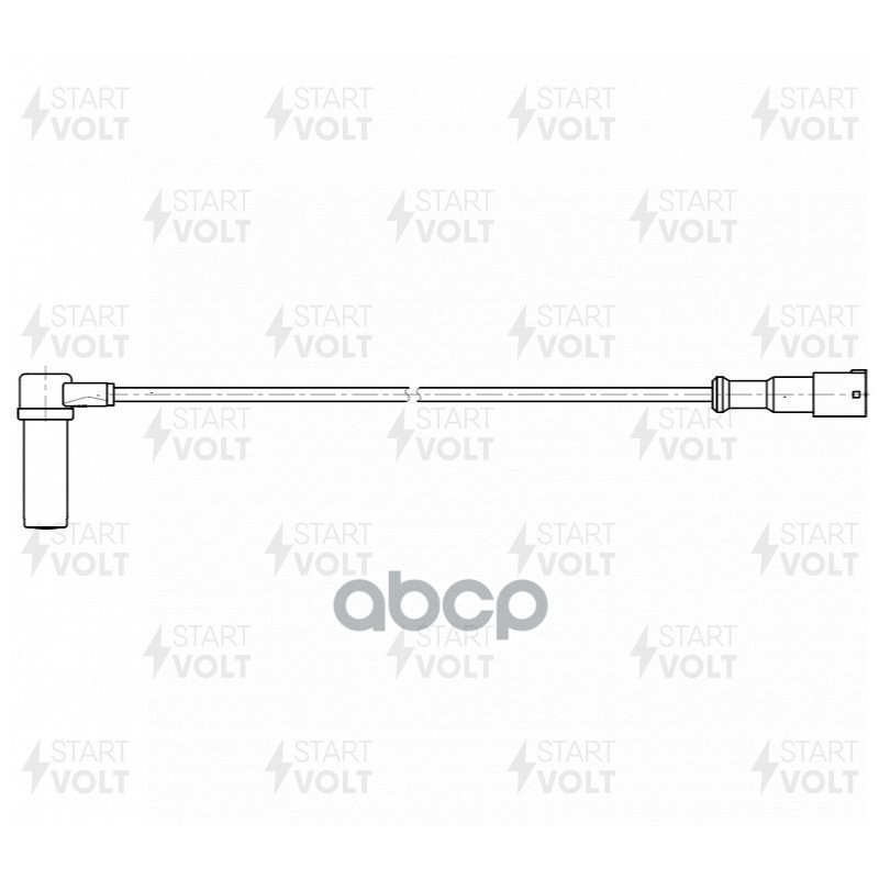 Датчик ABS для а/м Mercedes-Benz Actros MP1 (96-) угловой 2000мм (VS-ABS 2109) STARTVOLT арт. VSABS2109