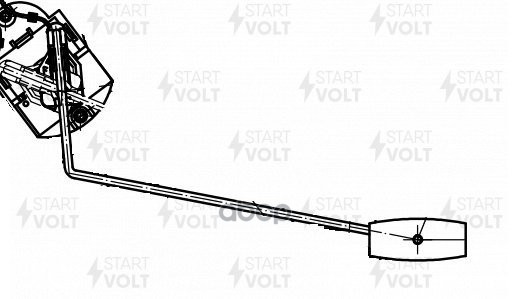 Датчик уровня топлива для а/м Лада 21214 электронная панель (VS-FS 0121) STARTVOLT арт. vs-fs-0121