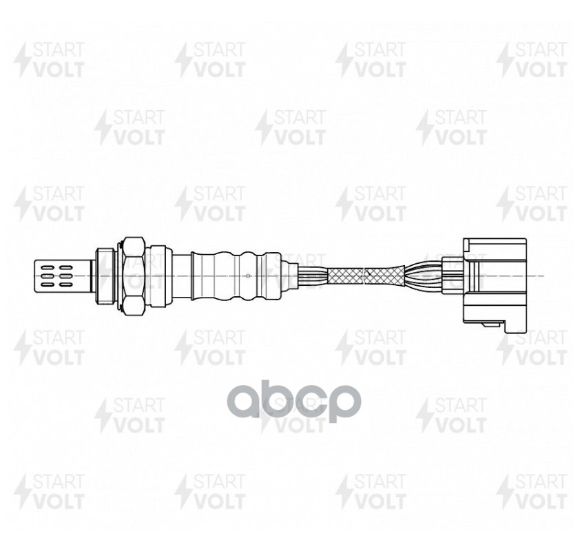 Датчик кисл. для а/м ГАЗ 31105 (03-)/3102 (92-)/Volga Siber (08-) дв. Chrysler 2.4i (VS-OS 03 STARTVOLT арт. VSOS0301