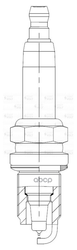 Свеча зажигания для а/м Chevrolet Cruze (09-)/Opel Astra J (10-) 1.4i Ir+Pt (VSP 0507) STARTVOLT арт. VSP0507