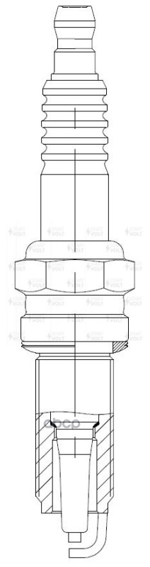 Свеча зажигания для а/м ГАЗ с дв. УМЗ 2.7i Е-3/Hyundai Solaris (10-) 1.4i/1.6i (VSP 0801) STARTVOLT арт. VSP0801