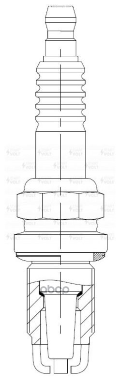 Свеча зажигания для а/м Renault Logan (04-)/Sandero (07-) K7M 1.6i (VSP 0902) STARTVOLT арт. VSP0902