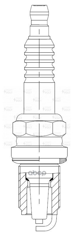 Свеча зажигания для а/м Renault Logan (08-)/Nissan Almera G15 (12-) K4M 1.6i 16кл. (VSP 0903) STARTVOLT арт. VSP0903