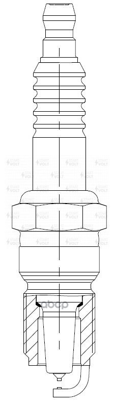 Свеча зажигания для а/м Ford Focus II (04-) 1.8i/2.0i Pt+Pt (VSP 1002) STARTVOLT арт. VSP1002