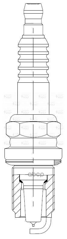 Свеча зажигания для а/м Mitsubishi Lancer IX (07-)/ASX (10-)/Outlander III (12-) 2.0i Ir (VSP 1101) STARTVOLT арт. VSP1101