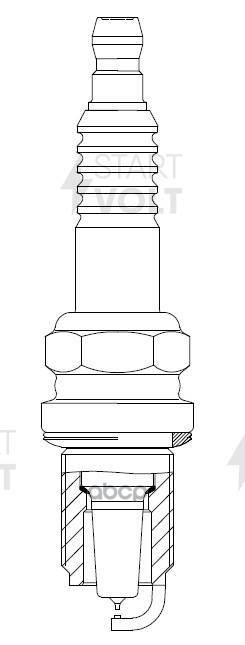 Свеча зажигания для а/м Mitsubishi Lancer IX (03-) 1.3i/1.6i Ir+Pt (VSP 1117) STARTVOLT арт. VSP1117