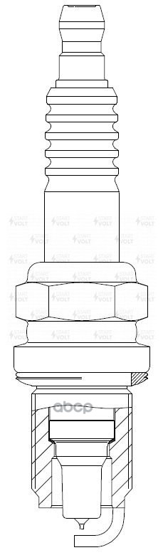 Свеча зажигания для а/м Nissan Almera N15 (95-) 1.4i/1.6i/Primera P10 (93-) 1.6i Ir (VSP 1409) STARTVOLT арт. VSP1409