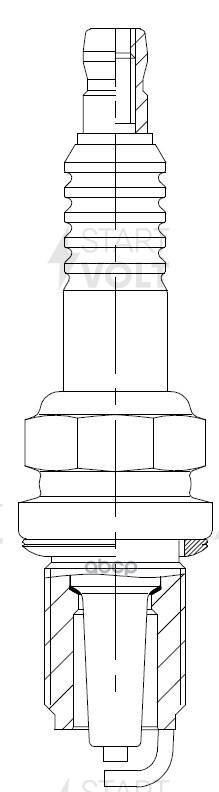 Свеча зажигания для автомобилей SsangYong Rexton (02-) 2.3i/3.2i STARTVOLT арт. VSP1701