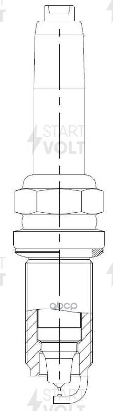 Свеча зажигания для автомобилей VAG A3 (17-)/Q3 (19-)/TT (16-) 2.5T Ir+Pt STARTVOLT арт. VSP1815
