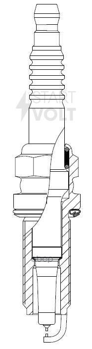 Свеча зажигания для а/м Toyota Rav 4 (18-)/Lexus ES (18-) 2.5i Ir+Ir (VSP 1915) STARTVOLT арт. VSP1915
