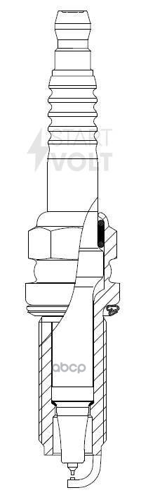 Свеча зажигания для а/м Subaru Forester SJ (10-) 2.0T Ir+Pt (VSP 2203) STARTVOLT арт. VSP2203