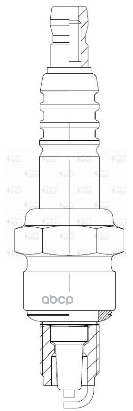 Свеча зажигания для м/т Honda/Yamaha ан. ­C7HSA (VSP 2301) STARTVOLT арт. VSP2301