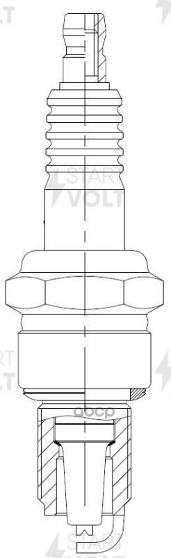 Свеча зажигания для а/м Honda Civic III (83-) 1.5i/Accord III (85-) 2.0i (VSP 2308) STARTVOLT арт. VSP2308