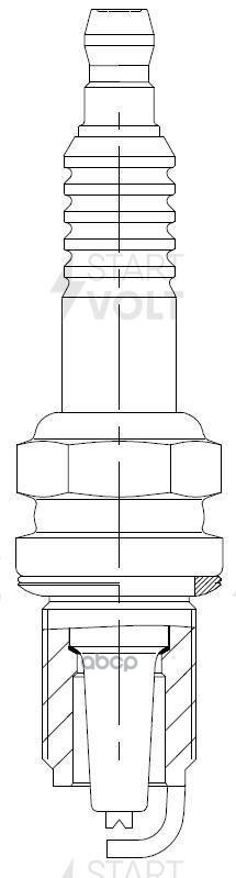 Свеча зажигания для автомобилей Honda Stream (01-) 1.7i/HR-V (99-) 1.6i STARTVOLT арт. VSP2313