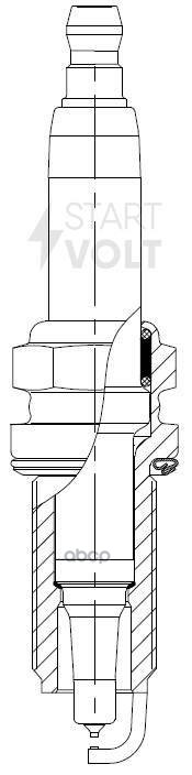 Свеча зажигания для а.м BMW X5 E70 06- 3.0i,5 E60 04- 2.5i,3.0i Pt,Pt VSP2607 STARTVOLT арт. VSP2607