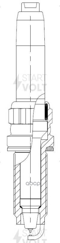 Свеча зажигания для автомобилей BMW 5 G30 (16-)/X3 G01 (17-)/X1 F48 (15-) 2.0i Ir+Pt STARTVOLT арт. VSP2612