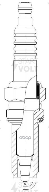 Свеча зажигания для автомобилей Chery Tiggo 7 PRO (20-)/Tiggo 8 (19-) 1.5T/2.0T Ir STARTVOLT арт. VSP2706