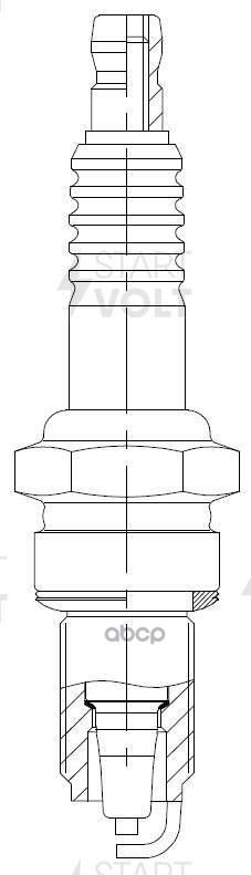 Свеча зажигания для м,т Kawasaki 87-,Suzuki 93-,Yamaha 86-,Honda 88- ан. DPR7EA-9 VSP3516 STARTVOLT арт. VSP3516