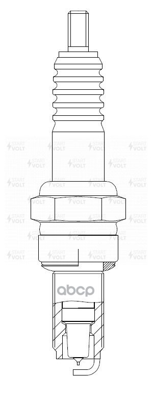 Свеча зажигания для м/т Suzuki DL 12-/SFV 09- ан. CR8EIA-9 Ir VSP3595 STARTVOLT арт. VSP3595