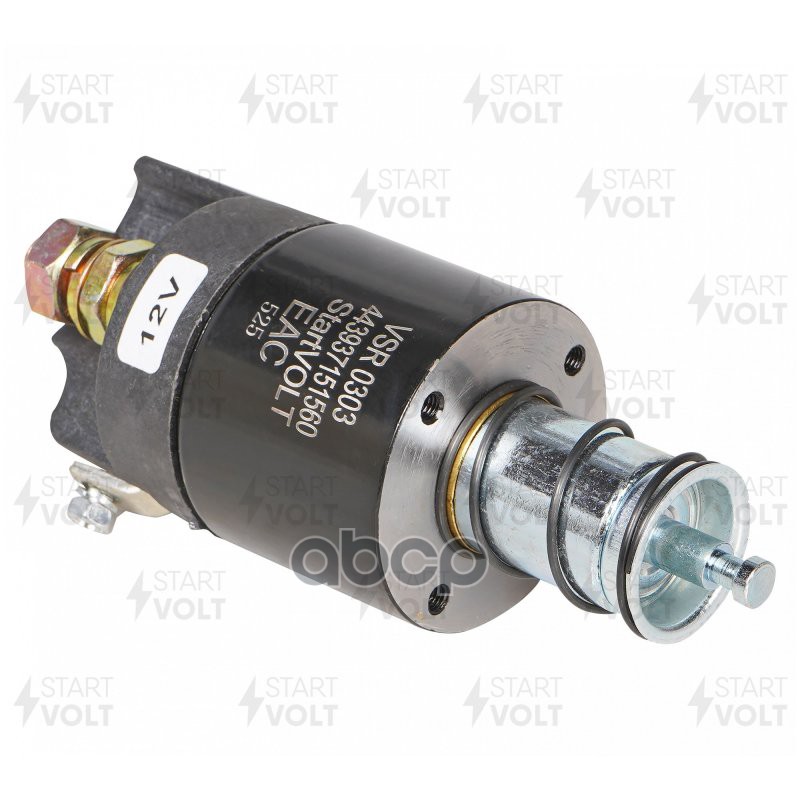 Реле втягивающее стартера для с/т МТЗ-80/82/ГАЗ/ПАЗ дв. ММЗ-Д240/245/260 (12В) (VSR 0303) STARTVOLT арт. vsr-0303