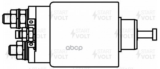 Реле втягивающее стартера для а/м Chevrolet Aveo T300 (11-)/Cruze (08-) 1.6i/1.8i (VSR 0511) STARTVOLT арт. VSR0511