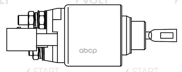 Реле втягивающее стартера для а/м VAG Tiguan (07-)/Transporter T5 (09-) 2.0TDi (VSR 1808) STARTVOLT арт. VSR1808