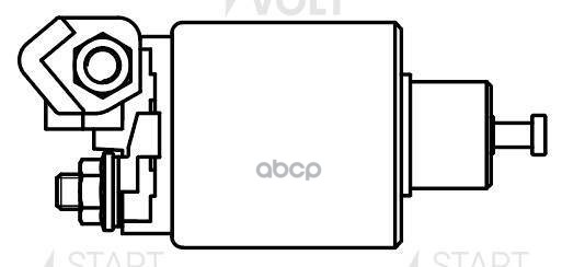 Реле втягивающее стартера для а/м Mazda 3 BL (08-)/6 GH (07-) 2.0i (VSR 2516) STARTVOLT арт. vsr-2516