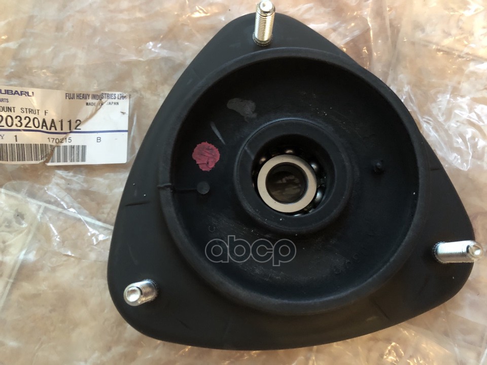 Опора Амортизатора Переднего, Forester Sf/Sg, Impreza 92-07, Legacy 88-03 SUBARU арт. 20320AA112