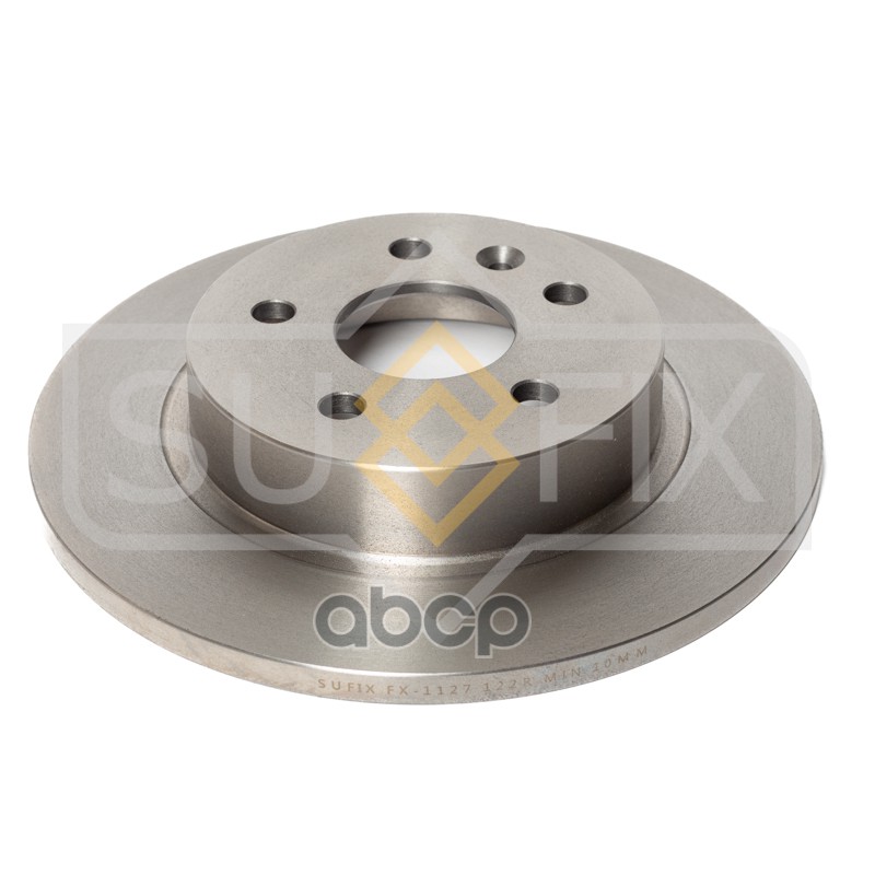 Диск тормозной задний (268x12) CHEVROLET Aveo(T300) 11 / Cruze 09, OPEL Astra J 09 / Mokka 12 FX-1127 SUFIX арт. FX-1127