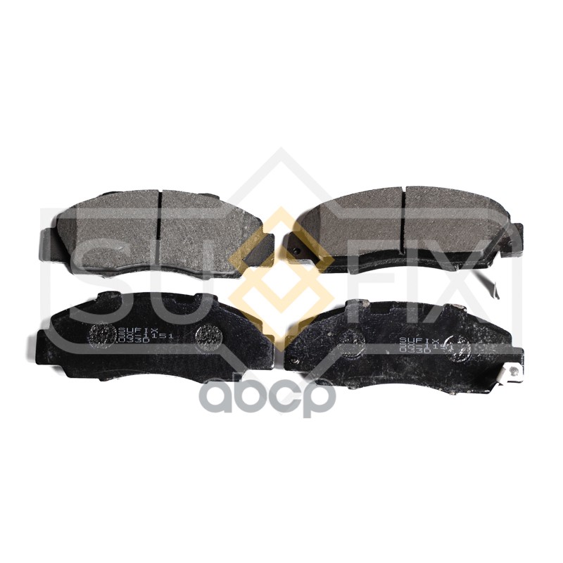 Колодки Тормозные Передние Honda Accord 02/Integra 98 / Hr-V 98 / Cr-V 02/Prelude 00/Legend 91-96 Sx-1151 SUFIX арт. SX-1151