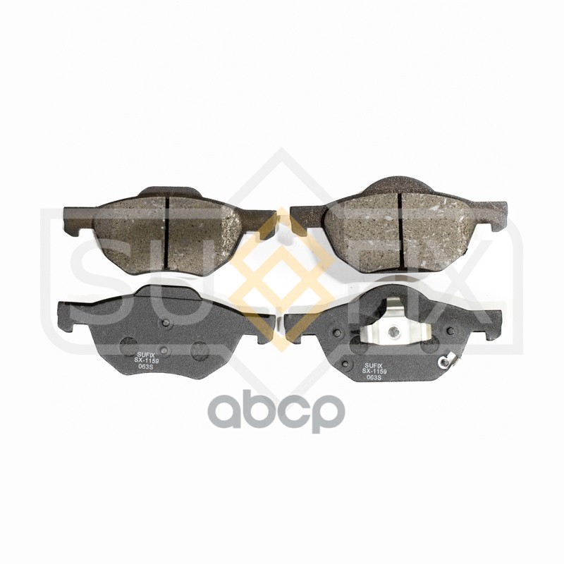 Колодки Тормозные Дисковые | Перед Прав/Лев | SUFIX арт. SX1159