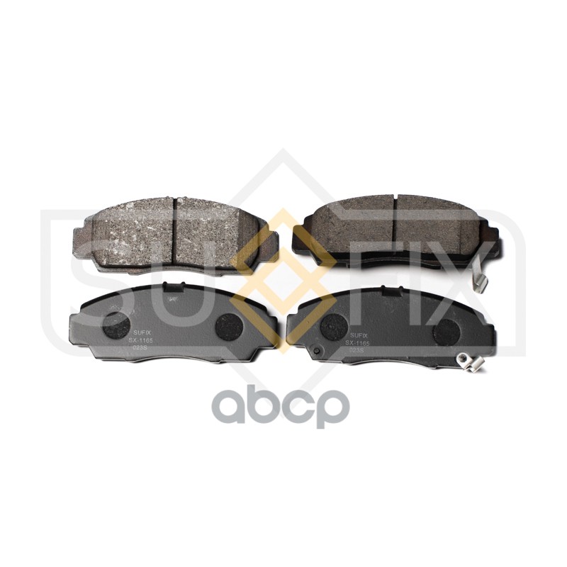 Колодки Тормозные Дисковые | Перед Прав/Лев | SUFIX арт. SX1165